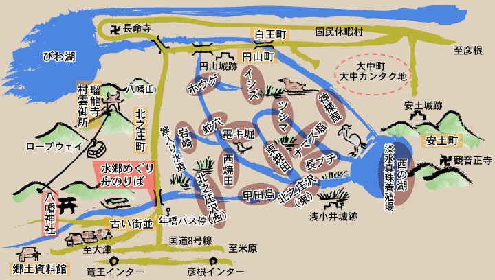 観光コース地図