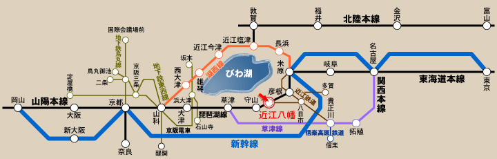 近江八幡周辺地図